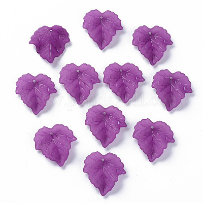 Осенняя тема прозрачные матовые акриловые подвески X-PAF002Y-26-1