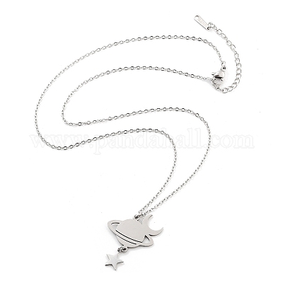 Не тускнеющие подвески из нержавеющей стали 304 NJEW-P306-07P-1