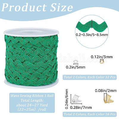 1 прядь волнообразной бахромы FIND-GF0006-65E-1