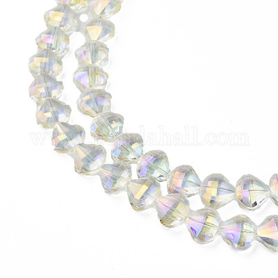 Гальванизируйте прозрачное стекло бисер нитей EGLA-N002-36-C04-1