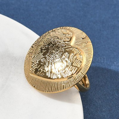 Offene Manschettenringe aus Edelstahl 304&nbsp;RJEW-F202-02B-G-1
