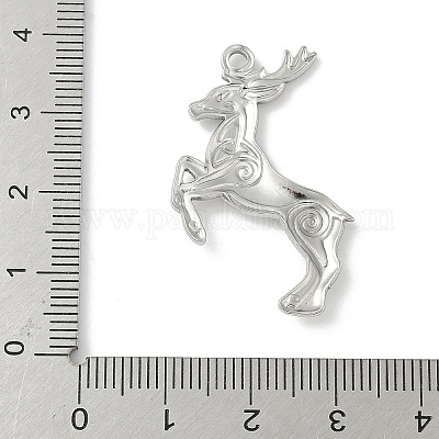 Подвески в виде оленей из нержавеющей стали 304 STAS-S186-07B-P-1