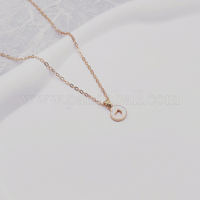 Ожерелья с подвесками из сплава и белой эмали WG51722-13-1