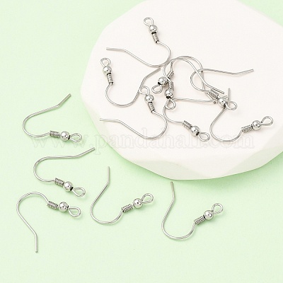 Крючки для сережек из хирургической нержавеющей стали 316 STAS-E009-1-1