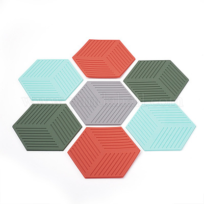 Наборы термостойких пластинок из ПВХ с шестигранной головкой&nbsp;LS-CF-TAC0001-09-1