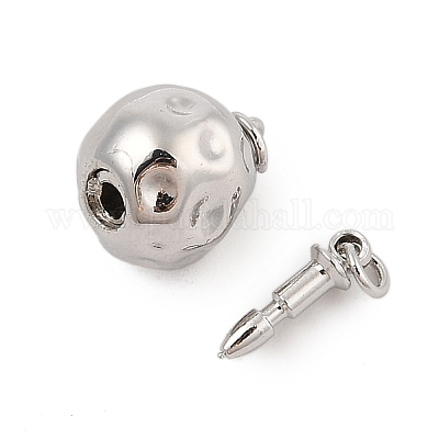 Застежки латунные коробки KK-L223-006P-1