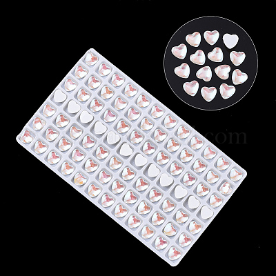 Прозрачные стеклянные кабошоны k9 GGLA-S050-8x8-001MI-1