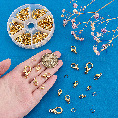 5 стиль застежки-лобстеры из цинкового сплава FIND-ME0001-79G-1