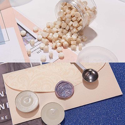 Pearl White Octagon Sealing Wax Beads for Wax Seal Stamp