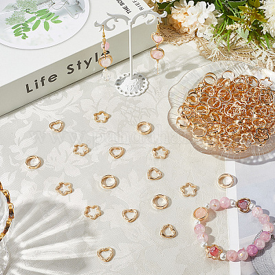 180шт 3 стиля ccb пластиковая рамка для бусин CCB-SP0001-08G-1