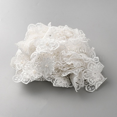 Вышитая органза OCOR-WH0077-089A-1