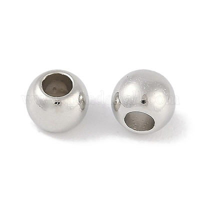 Пластиковые круглые бусины ccb ALUM-U001-07B-04-1