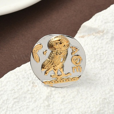 Регулируемые кольца из нержавеющей стали 304 для женщин RJEW-K298-01GP-1