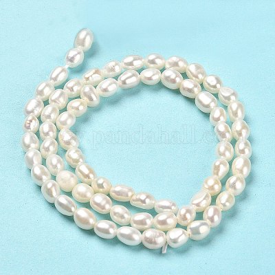 Нити из натурального культивированного пресноводного жемчуга PEAR-E016-105-1