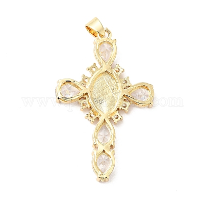 Стойки обшивки латунь микро проложить Циркон подвеску X-ZIRC-I059-15G-06-1