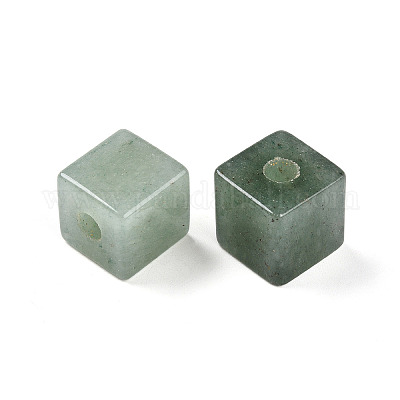 Натуральный зеленый авантюрин европейский бисер G-N345-07A-07-1