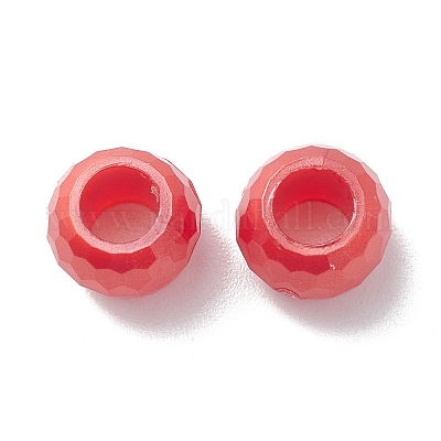 Perles nacrées en plastique opaque&nbsp;KY-C013-10-1