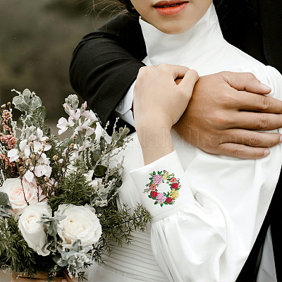 4 лист 11.6x8.2-дюймовых рисунков вышивки палочками и стежками DIY-WH0455-151-1