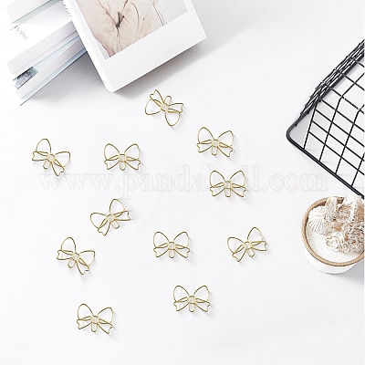 100шт железная скрепка&nbsp;AJEW-CP0009-60G-1