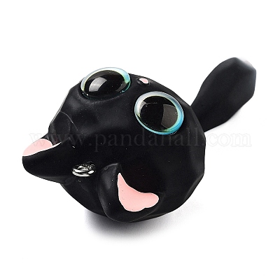 Большие подвески в виде колокольчика из непрозрачной смолы RESI-A032-01P-02-1