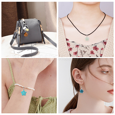 30 шт. 15 цвета подвески с драгоценными камнями G-SC0001-38-1