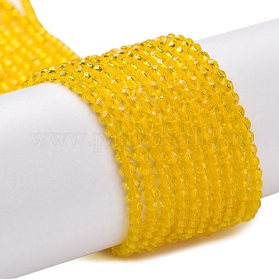 Прозрачные стеклянные бусины GLAA-H021-04-06-1