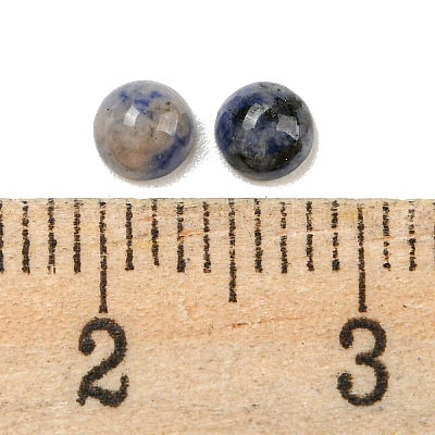 Натуральные голубые пятна яшмы кабошоны G-H309-03-57-1