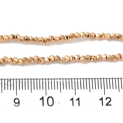 Гальванические нити из синтетических немагнитных гематитовых бусин G-I364-O01-LG-1