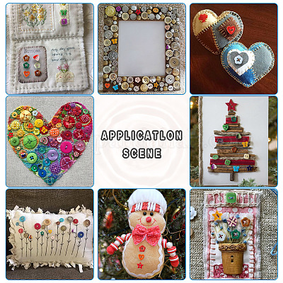 80 шт. фарфоровые пуговицы с 2 отверстиями PORC-PJ0001-02D-1