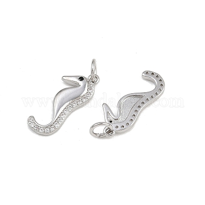 Латунные микро проложить кубического циркония подвески KK-A269-04B-P-1