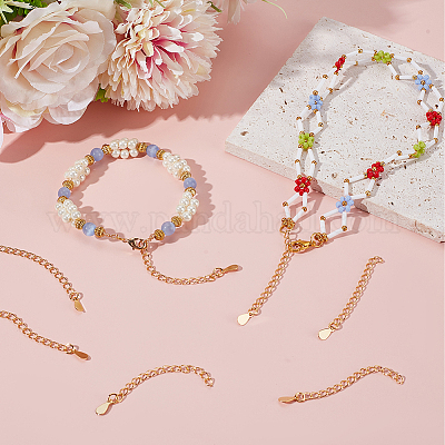 20 шт. латунный удлинитель цепи KK-BBC0016-38B-1