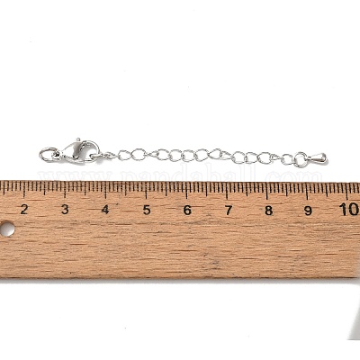 Латунные концы стойки с цепочкой и застежками KK-F873-01P-01-1