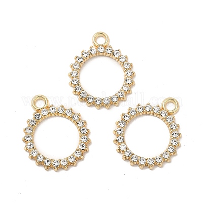 Подвески из сплава и страза PALLOY-I217-16G-1