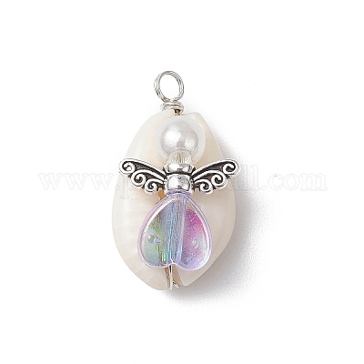 Подвески из натуральной каури PALLOY-JF03814-01-1