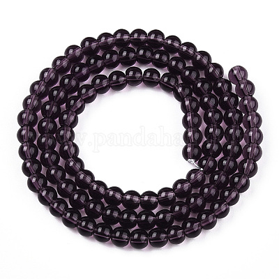 Прозрачные стеклянные бусины GLAA-T032-T4mm-03-1