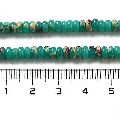 Окрашенные синтетические нити из имперской яшмы G-K343-C12-01-1