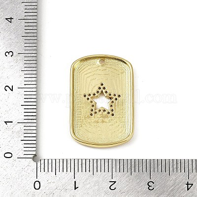 Латунные микро проложить кубического циркония подвески KK-M322-29G-1