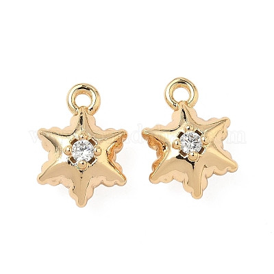 Латунные микро проложить кубического циркония подвески KK-S531-12G-E-1