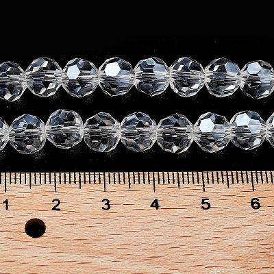 Гальванизируйте прозрачное стекло бисер нитей EGLA-A035-T8mm-A19-1