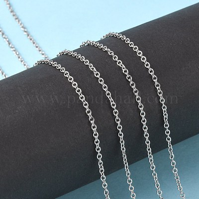 Не тускнеющие 3.28 фут 304 нержавеющая сталь тросовые цепи X-CHS-R003-0.5mm-1