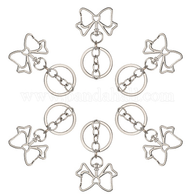 18 шт. застежки для брелка из сплава KEYC-SC0001-74B-P-1