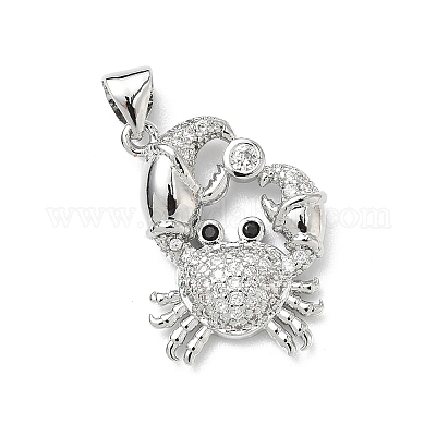 Латунные микро проложить кубического циркония подвески KK-P330-01B-P-1