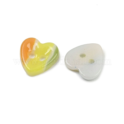 Кнопки фарфора 2-отверстие PORC-R010-07B-1