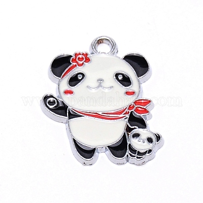 Подвески из эмали и сплава&nbsp;PALLOY-WH0091-02P-1