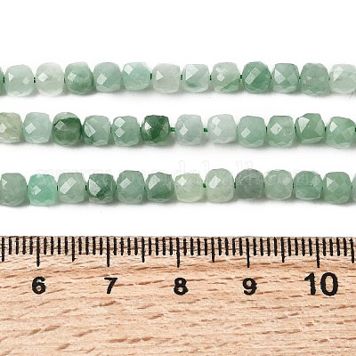 Естественный жадеит бисер пряди&nbsp;G-P603-B01-01-1