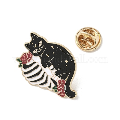 Эмалированные булавки на Хэллоуин JEWB-L021-01B-KCG-1