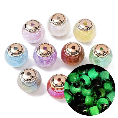 Непрозрачная светящаяся смола и пластиковые шарики CCB RESI-G119-15C-1