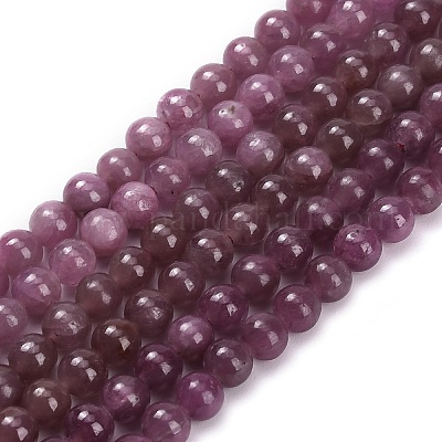 Натуральные рубиновые бисерные пряди G-L631-A01-4mm-A-1