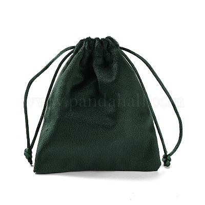 Бархатные мешочки для хранения украшений на шнурке ABAG-P013-02B-05-1