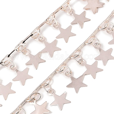 Латунные звездные цепи ручной работы CHC-Z001-22RG-1